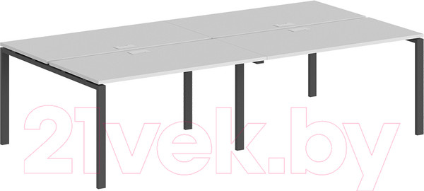 Изображение товара Комплект письменных столов Norden 320x163.8x75 / SG.259.WH.63.AN (антрацит/белый)