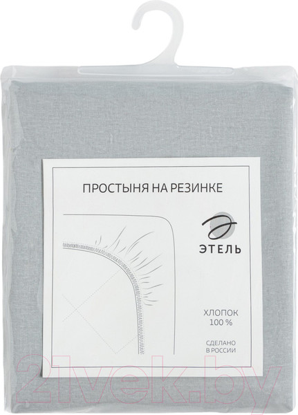 Изображение товара Простыня Этель 9046047 (светло-серый)