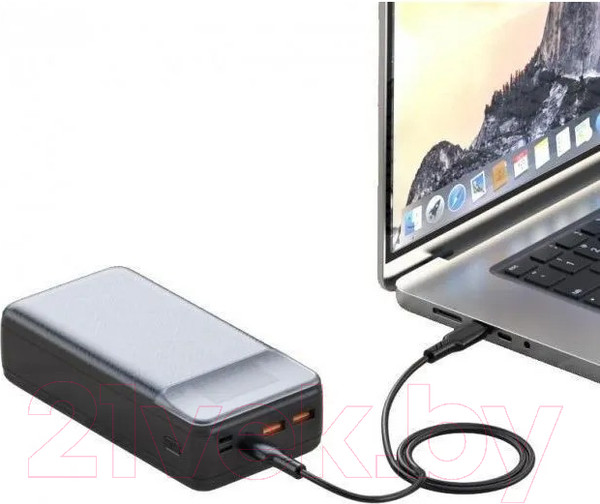 Изображение товара Портативное зарядное устройство XO PR201 30000mAh (черный)