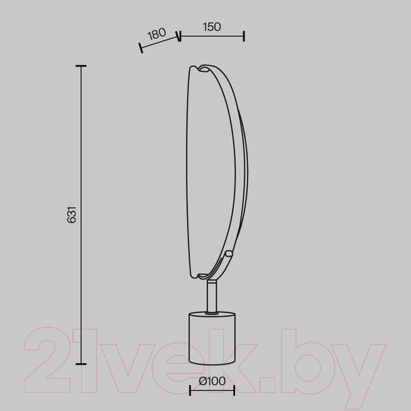 Изображение товара Прикроватная лампа Maytoni Breeze MOD281TL-L15BS3K