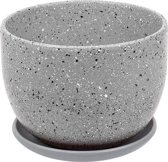 Изображение товара Вазон Вещицы Терраццо BH-91-4 (серый)