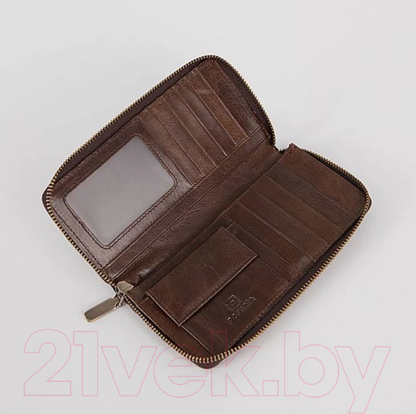 Изображение товара Портмоне Poshete 196-11021PZ-BRW (коричневый)