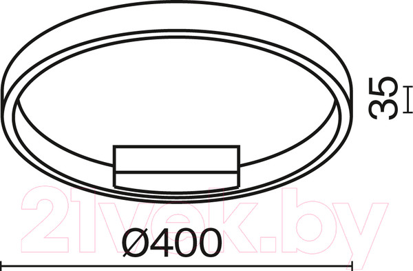 Изображение товара Потолочный светильник Maytoni Rim MOD058CL-L25BK