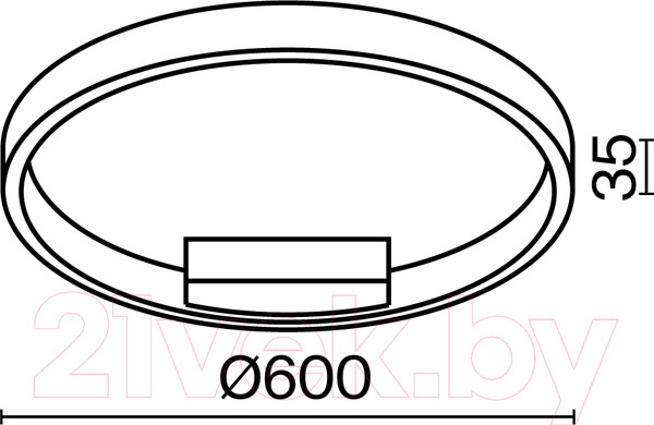 Изображение товара Потолочный светильник Maytoni Rim MOD058CL-L35BK