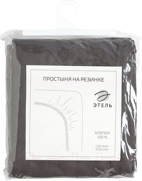 Изображение товара Простыня Этель 9046015 (серый)