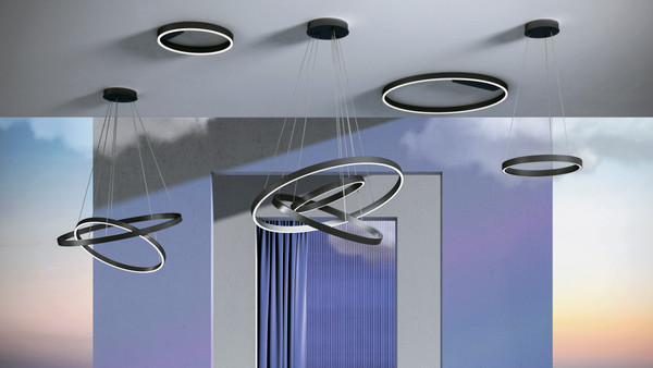 Изображение товара Потолочный светильник Maytoni Rim MOD058PL-L54BK