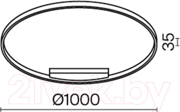 Изображение товара Потолочный светильник Maytoni Rim MOD058PL-L54WK
