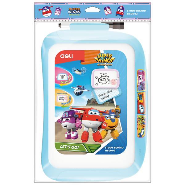 Изображение товара Магнитно-маркерная доска Deli Super Wings / EH50002 (20.5x28.6см, синий)