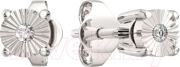 Изображение товара Серьги из серебра ZORKA 03D00136 (с бриллиантами)