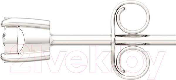 Изображение товара Серьги из серебра ZORKA 03D00136 (с бриллиантами)