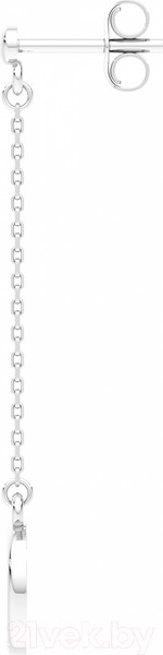 Изображение товара Серьги из серебра ZORKA 03D0037 (с бриллиантами)