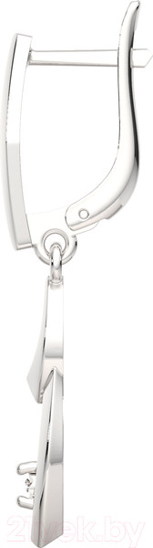 Изображение товара Серьги из серебра ZORKA 03D0047 (с бриллиантами)