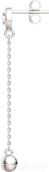 Изображение товара Серьги из серебра ZORKA 03D0082.ZZ (с бриллиантами)