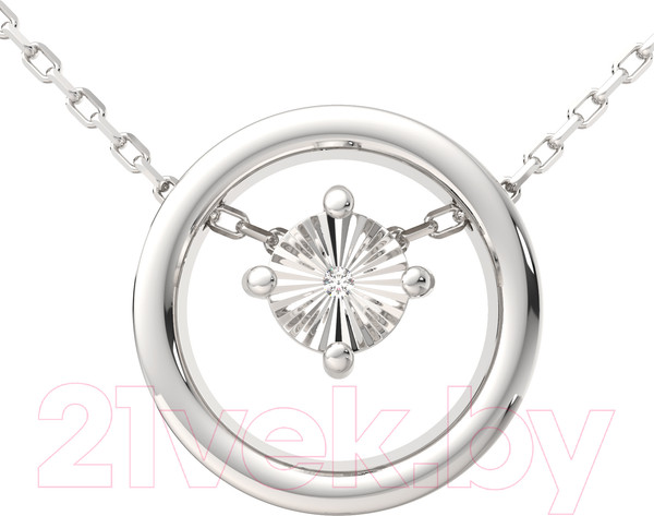 Изображение товара Колье из серебра ZORKA 05D0001 (45см, с бриллиантом)