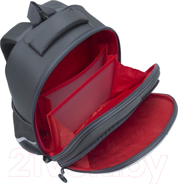 Изображение товара Школьный рюкзак Grizzly RAz-487-2 (серый)