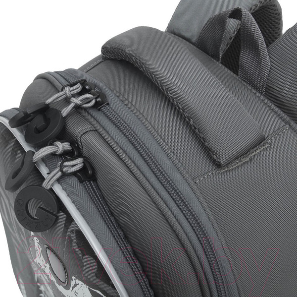 Изображение товара Школьный рюкзак Grizzly RAz-487-2 (серый)