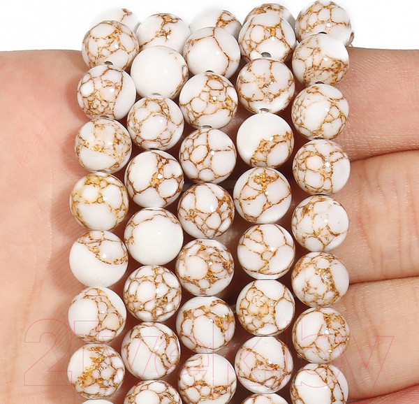 Изображение товара Браслет Wolves Красная нить с варисцитом 40821 (белый)