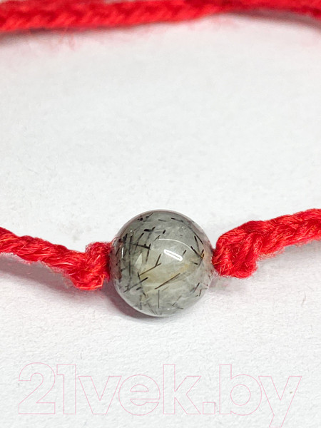 Изображение товара Браслет Wolves Красная нить с волосатиком 40829