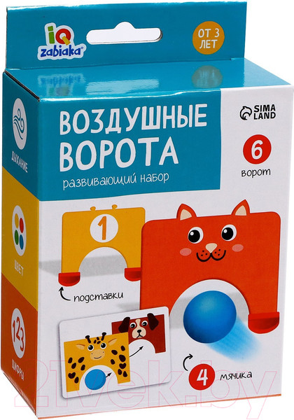 Изображение товара Развивающий игровой набор Zabiaka IQ Воздушные ворота / 7813172