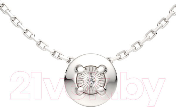 Изображение товара Колье из серебра ZORKA 05D0067.ZZ (40см, с бриллиантом)