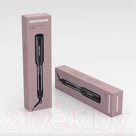 Изображение товара Выпрямитель для волос Redmond HS1713 (черный/серебро)