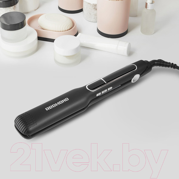 Изображение товара Выпрямитель для волос Redmond HS1713 (черный/серебро)