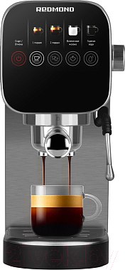Изображение товара Кофеварка эспрессо Redmond CM701 (сталь)
