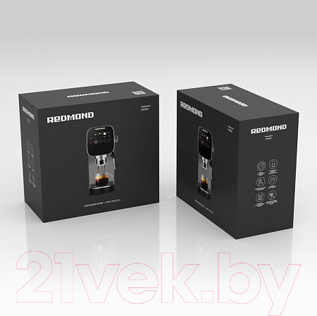 Изображение товара Кофеварка эспрессо Redmond CM701 (сталь)