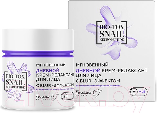 Изображение товара Крем для лица Белита-М Bio-Tox Snail Neuropeptide Мгновенный дневной релаксант (50г)