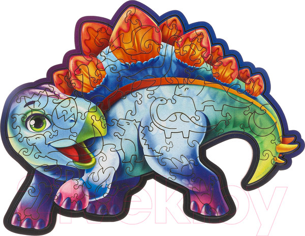 Изображение товара Пазл Лесная мастерская Головоломка. Стегозавр / 9951309