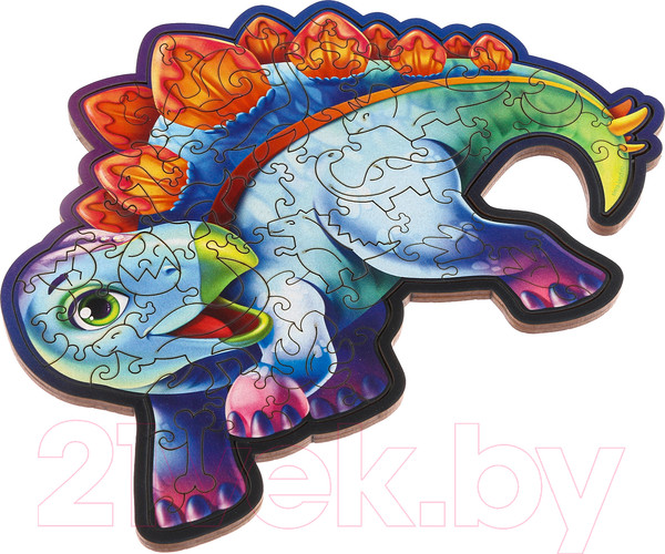 Изображение товара Пазл Лесная мастерская Головоломка. Стегозавр / 9951309