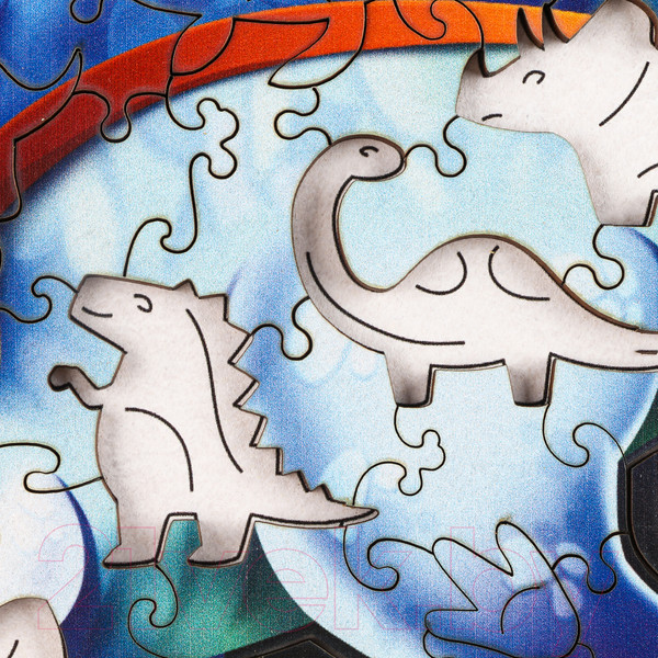 Изображение товара Пазл Лесная мастерская Головоломка. Стегозавр / 9951309