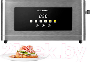 Изображение товара Тостер Redmond T900 (серый/металлик)