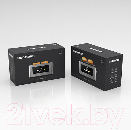 Изображение товара Тостер Redmond T900 (серый/металлик)