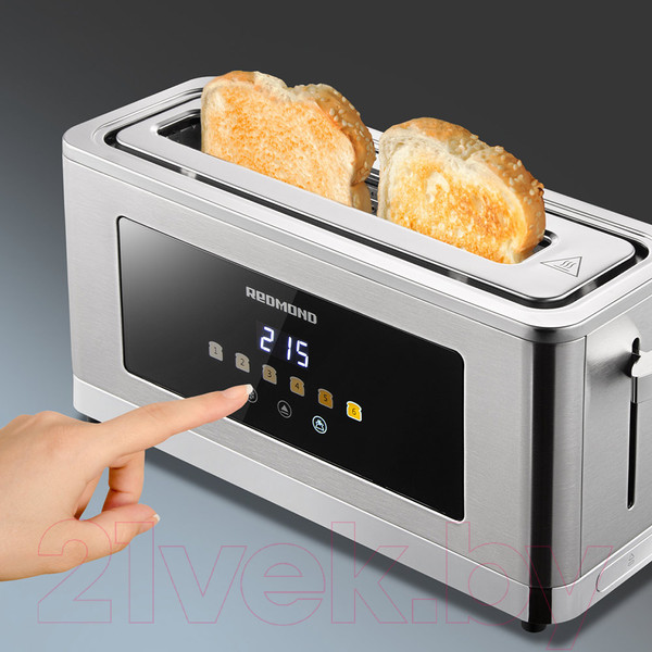 Изображение товара Тостер Redmond T900 (серый/металлик)