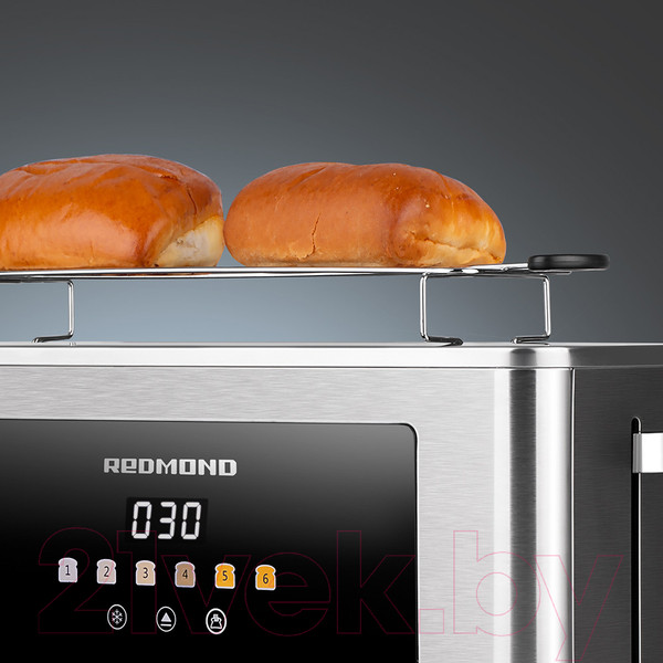 Изображение товара Тостер Redmond T900 (серый/металлик)