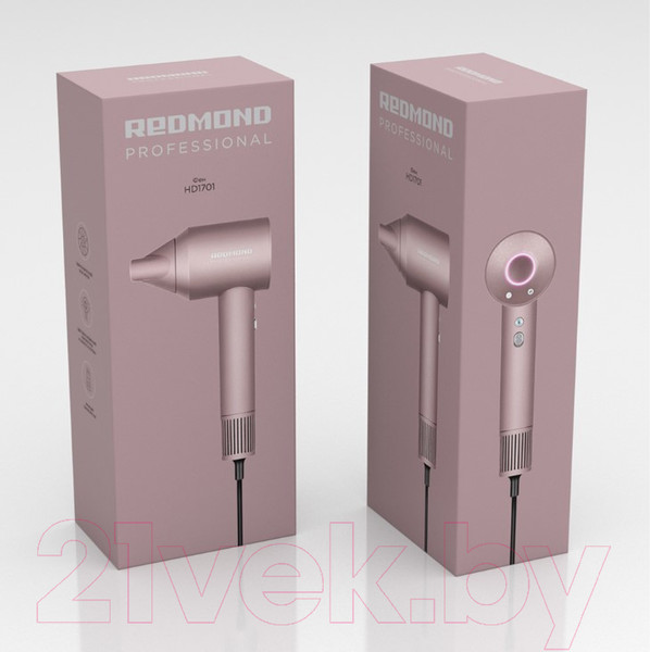 Изображение товара Фен Redmond HD1701 (розовый)