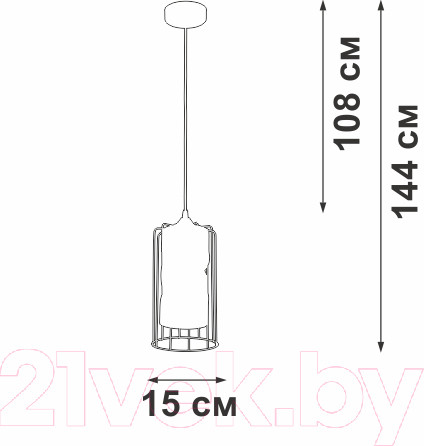 Изображение товара Потолочный светильник Vitaluce V2847-1/1S