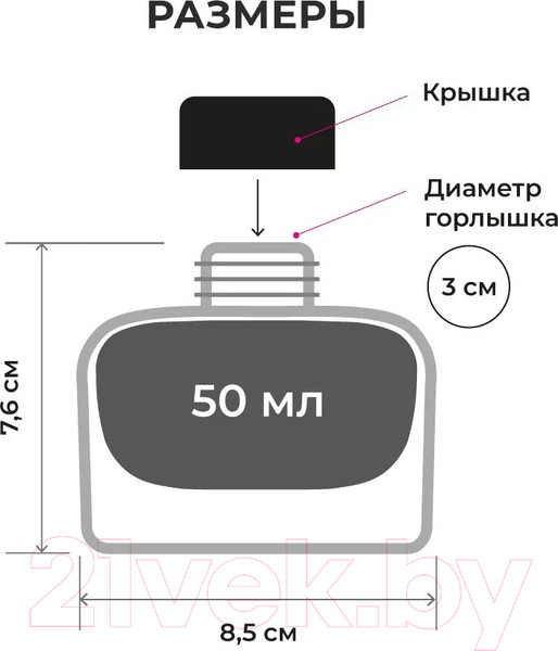 Изображение товара Чернила для перьевой ручки Малевичъ 195237 (50мл, горький шоколад)