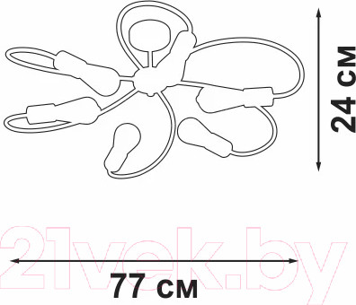 Изображение товара Люстра Vitaluce V3076-1/6PL