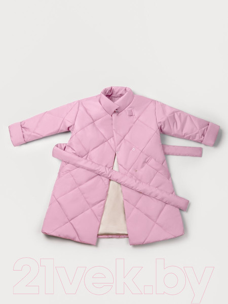 Изображение товара Пальто детское Amarobaby Trendy / AB-OD22-TRENDY29/06-116 (розовый, р.116-122)