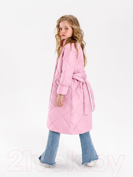 Изображение товара Пальто детское Amarobaby Trendy / AB-OD22-TRENDY29/06-116 (розовый, р.116-122)