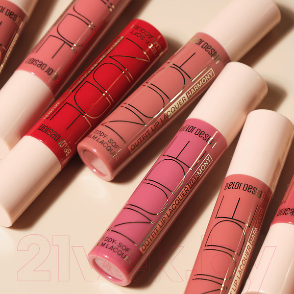 Изображение товара Блеск для губ Belor Design Nude Harmony Outfit Lip тон 21