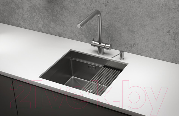 Изображение товара Мойка кухонная GRANULA KS-5045U (сатин)