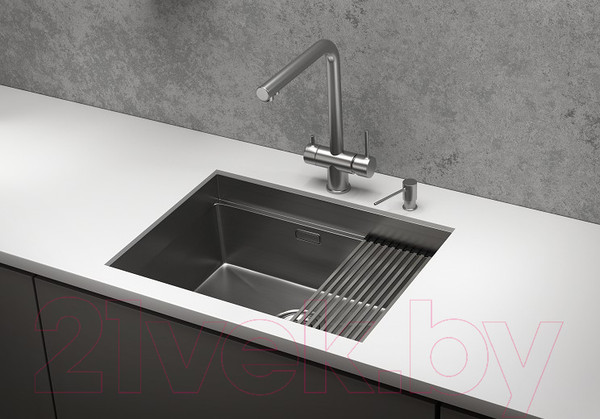 Изображение товара Мойка кухонная GRANULA KS-6045U (сатин)