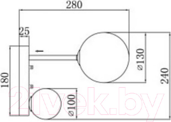 Изображение товара Бра Freya Sphirity FR5376WL-02B
