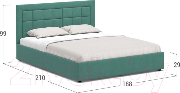 Изображение товара Двуспальная кровать Moon Family 1251 / MF004954