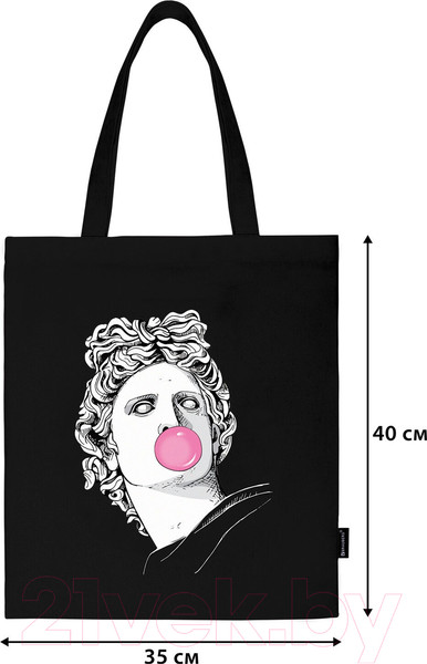 Изображение товара Сумка-шоппер Brauberg Premium. Aphrodite / 271904 (черный)