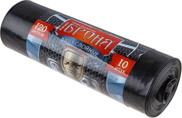 Изображение товара Пакеты для мусора Ромашка ВР-0011Н (180л, черный)