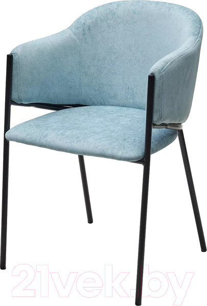 Изображение товара Стул M-City Дилл / 688М05707 (Rain 7 бриз велюр/черный каркас)